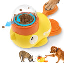 Duck-Shaped Interactive Slow Feeder – Washable Food Dispenser Toy for Dogs (3 Outlet Sizes)