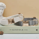 Luxury Velvet Dog Collar with Personalised Tag & Matching Leash