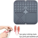 Lick Mat – Silicone Slow Feeder & Bath Distraction Pad for Dogs (Non-Slip Suction Design)