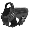 Tactical Harness Set includes a padded vest, leash and Molle pouches — perfect for training, walking and working dogs.
