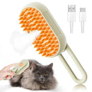 Pet Hair Remover & Steamy Brush – 4-in-1 Dog & Cat Grooming Kit