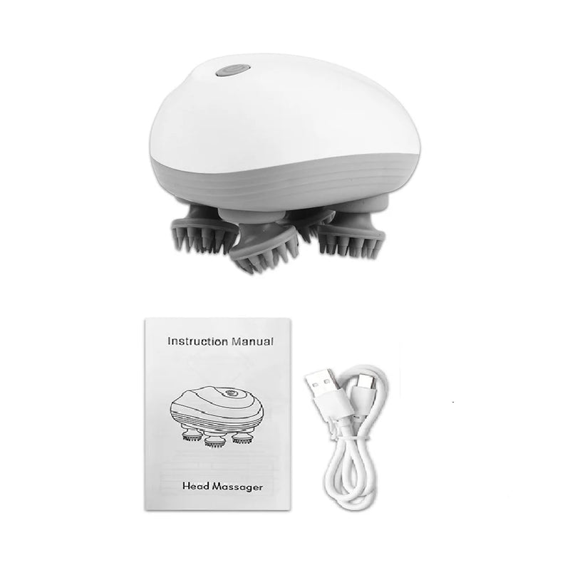 💆‍♀️ Electric Head Scalp Massager – Deep Relaxation & Hair Growth Booster
