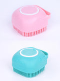 Pet Bath & Grooming Glove – Soft Silicone Brush for Dogs & Cats