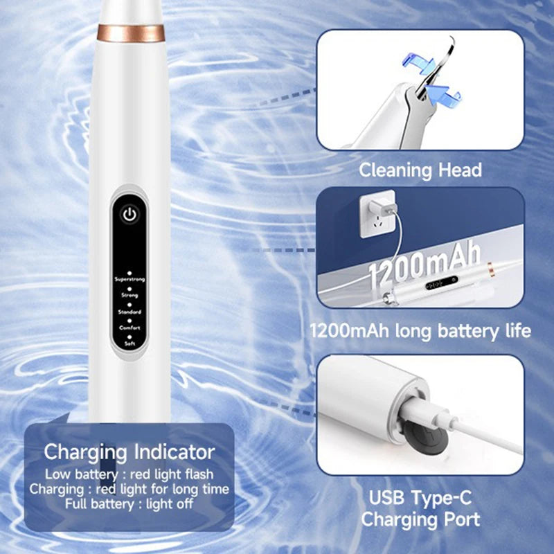 Ultrasonic Dog Dental Cleaner – Professional Electric Toothbrush for Pets