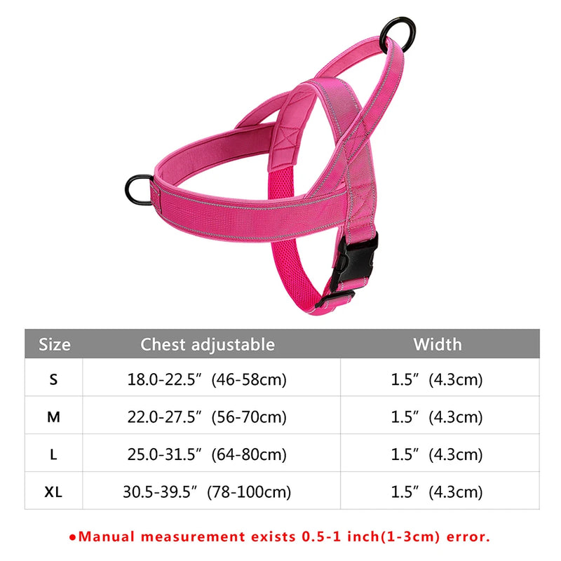 No Pull Dog Harness — Soft, Secure & Reflective Comfort for Every Walk