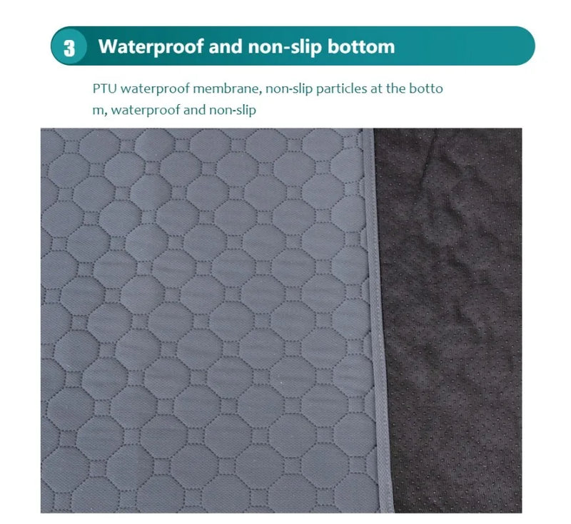 Reusable Dog Pee Pad – Washable, Waterproof & Absorbent Training Mat