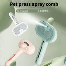 Steam Massage Grooming Brush – Soft-Teeth Hair Removal Comb with Soothing Mist for Cats & Dogs