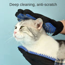 Silicone Pet Grooming Gloves – 2-in-1 Hair Removal & Bathing Gloves for Dogs and Cats