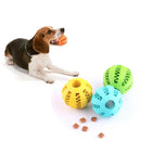 Treat Dispensing Chew Ball – Non-Toxic Rubber Toy for Dogs & Puppies (Tooth-Cleaning Design)