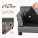 Extra-Large Elevated Pet Sofa – Microfiber Leather & Washable Cushion