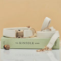 Luxury Velvet Dog Collar with Personalised Tag & Matching Leash