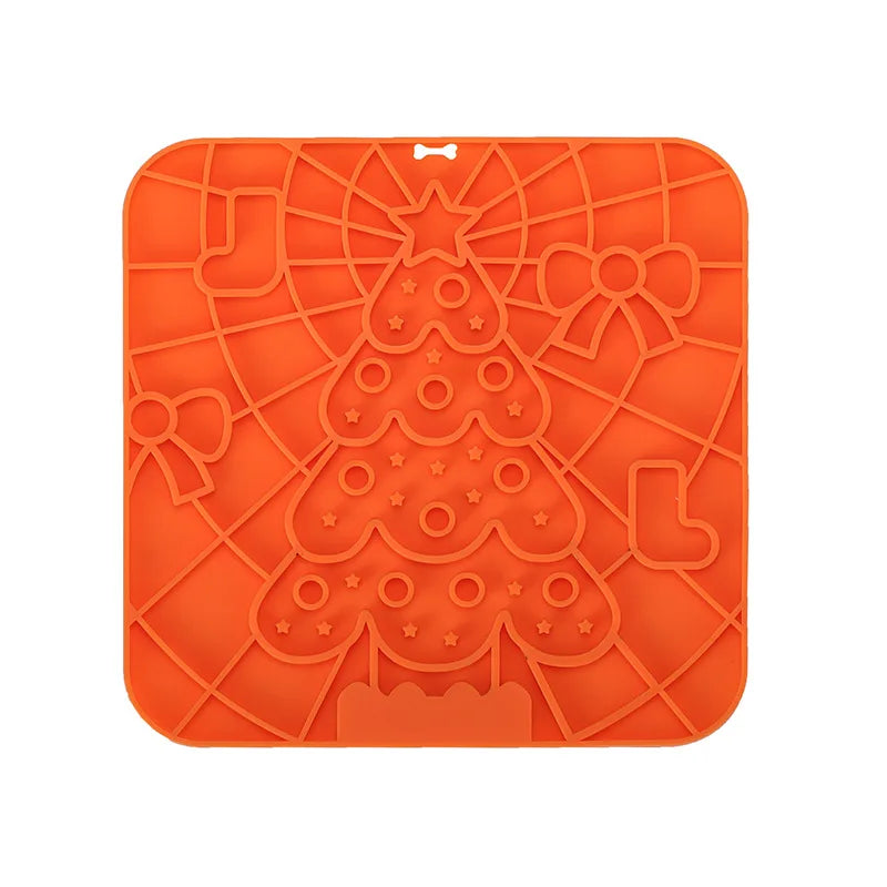 Lick Mat – Silicone Slow Feeder & Bath Distraction Pad for Dogs (Non-Slip Suction Design)