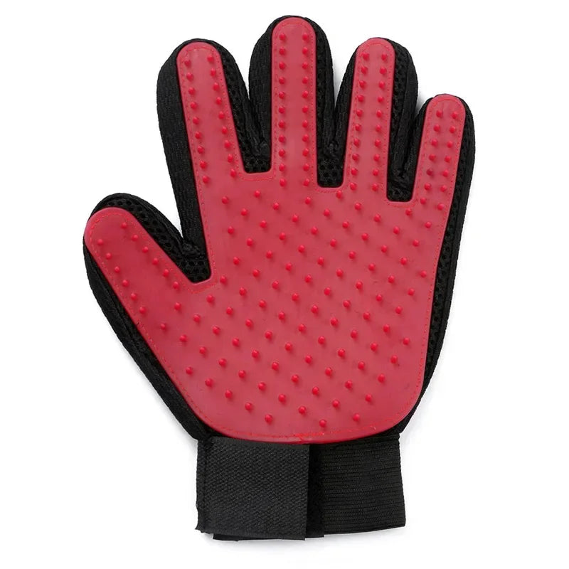 Silicone Pet Grooming Gloves – 2-in-1 Hair Removal & Bathing Gloves for Dogs and Cats