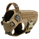 Tactical Harness Set includes a padded vest, leash and Molle pouches — perfect for training, walking and working dogs.