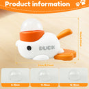 Duck-Shaped Interactive Slow Feeder – Washable Food Dispenser Toy for Dogs (3 Outlet Sizes)