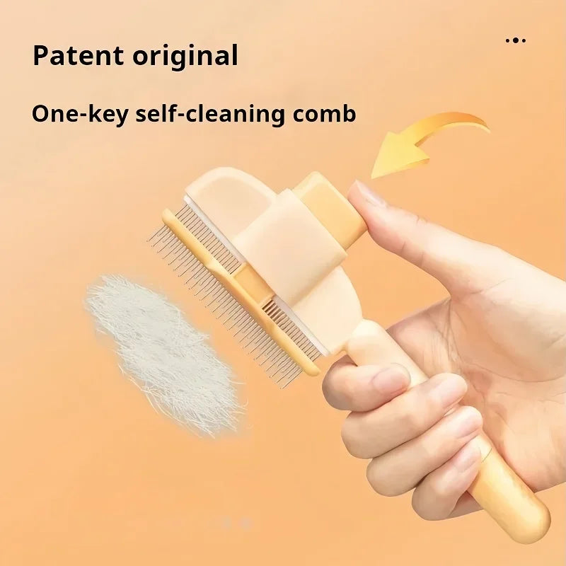 Pet Hair Remover & Steamy Brush – 4-in-1 Dog & Cat Grooming Kit
