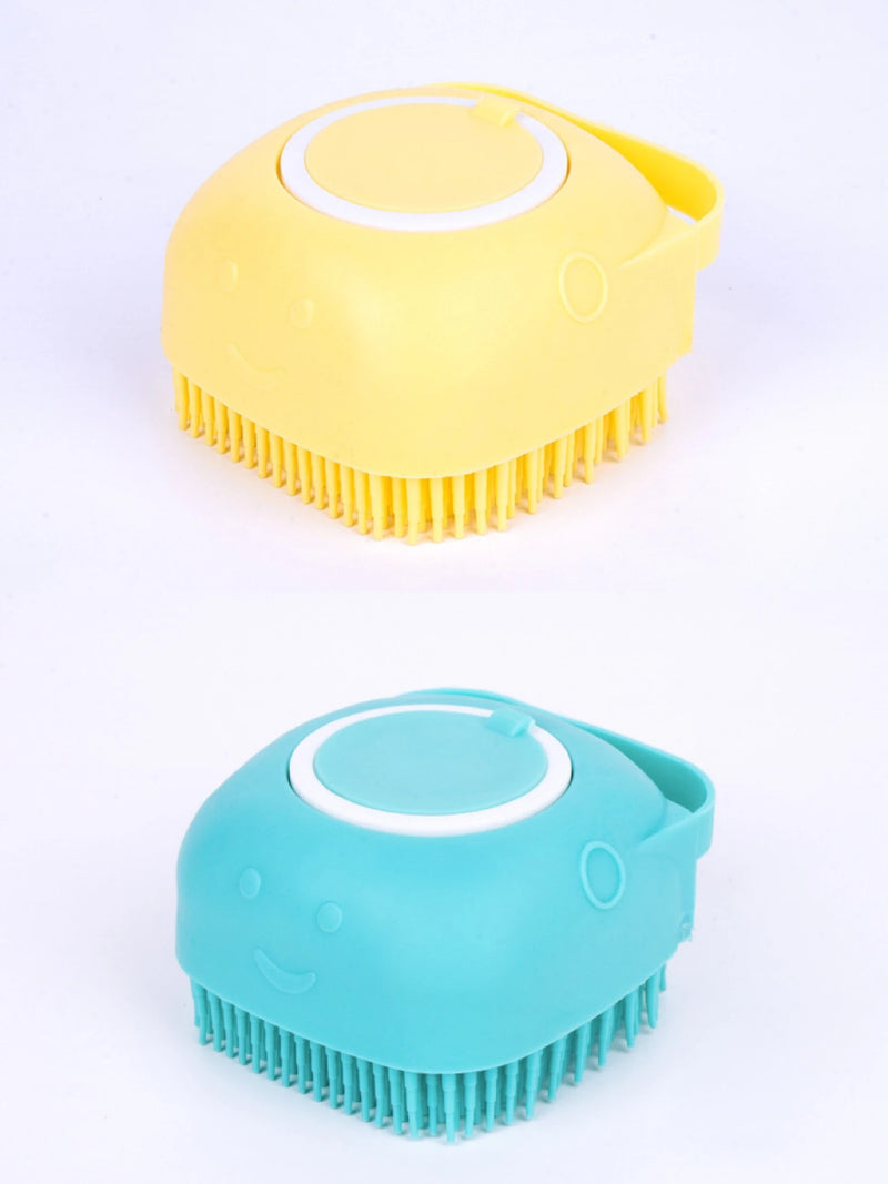 Pet Bath & Grooming Glove – Soft Silicone Brush for Dogs & Cats