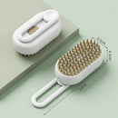 Pet Hair Remover & Steamy Brush – 4-in-1 Dog & Cat Grooming Kit