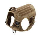 Tactical Harness Set includes a padded vest, leash and Molle pouches — perfect for training, walking and working dogs.