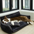Fluffy Dog Sofa Bed – Removable & Washable