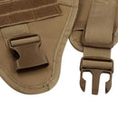 Tactical Harness Set includes a padded vest, leash and Molle pouches — perfect for training, walking and working dogs.
