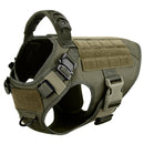 Tactical Harness Set includes a padded vest, leash and Molle pouches — perfect for training, walking and working dogs.