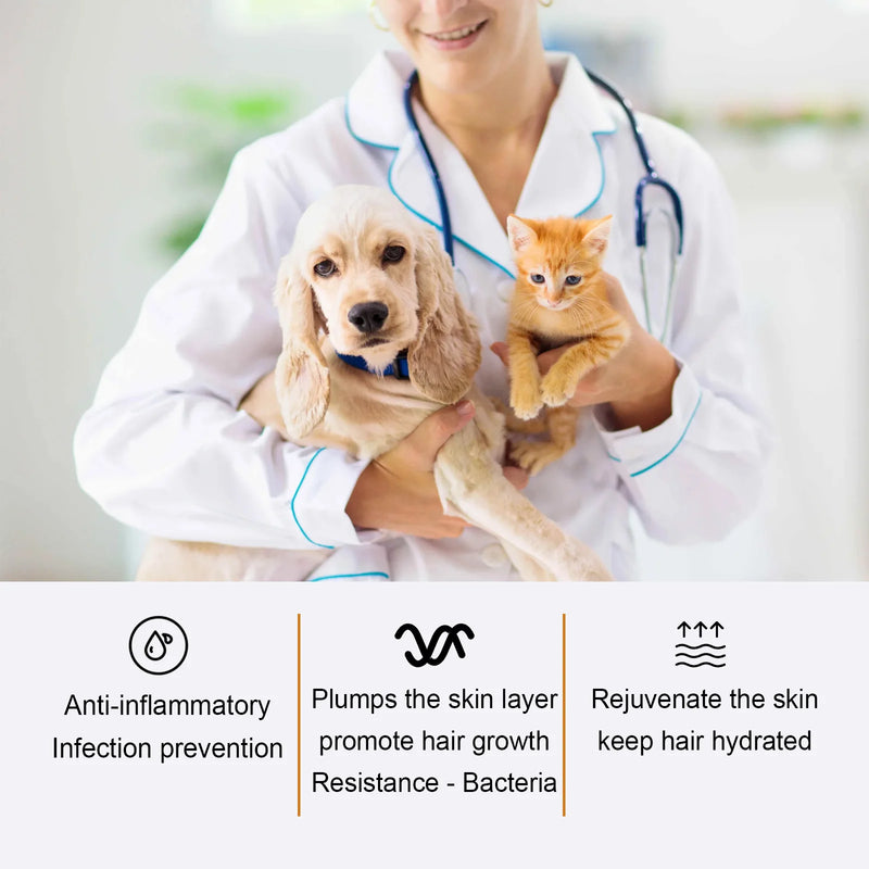 Coat Care Serum – Natural Soothing & Shine Formula for Dogs & Cats