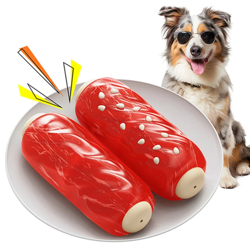 Squeaky Teething Toy for Aggressive Chewers