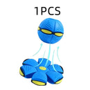 Flying Saucer Bouncing Ball – Durable Transforming Fetch Toy for Active Dogs