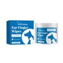 Pet Ear Cleaning Wipes – Gentle Earwax & Odour Control Tissues for Dogs & Cats (50pcs)