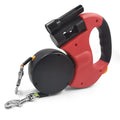 Double Retractable Dog Leash – Dual 360° Tangle-Free Lead with LED Safety Light (for Small & Large Dogs)