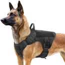 Tactical Harness Set includes a padded vest, leash and Molle pouches — perfect for training, walking and working dogs.