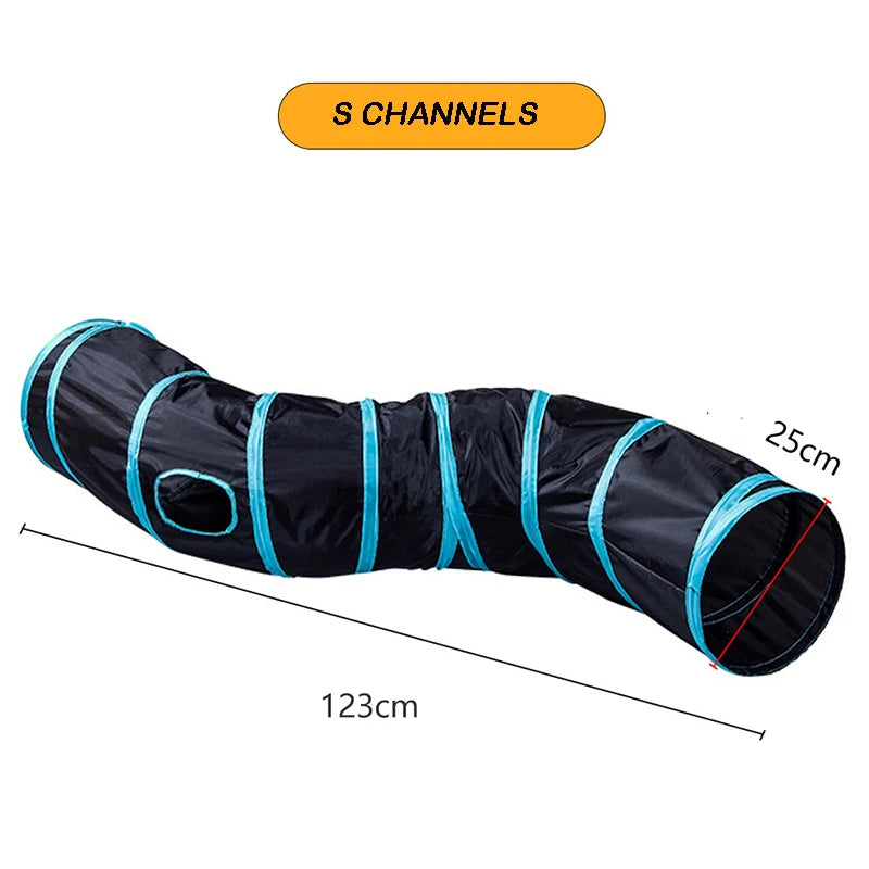 Foldable Cat Tunnel – Interactive Indoor Play Toy