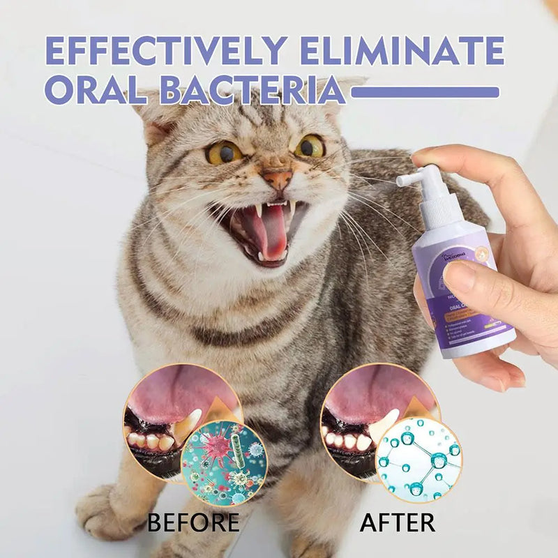 Oral Cleanse Spray – Natural Breath Freshener & Dental Care for Dogs & Cats (50ml)