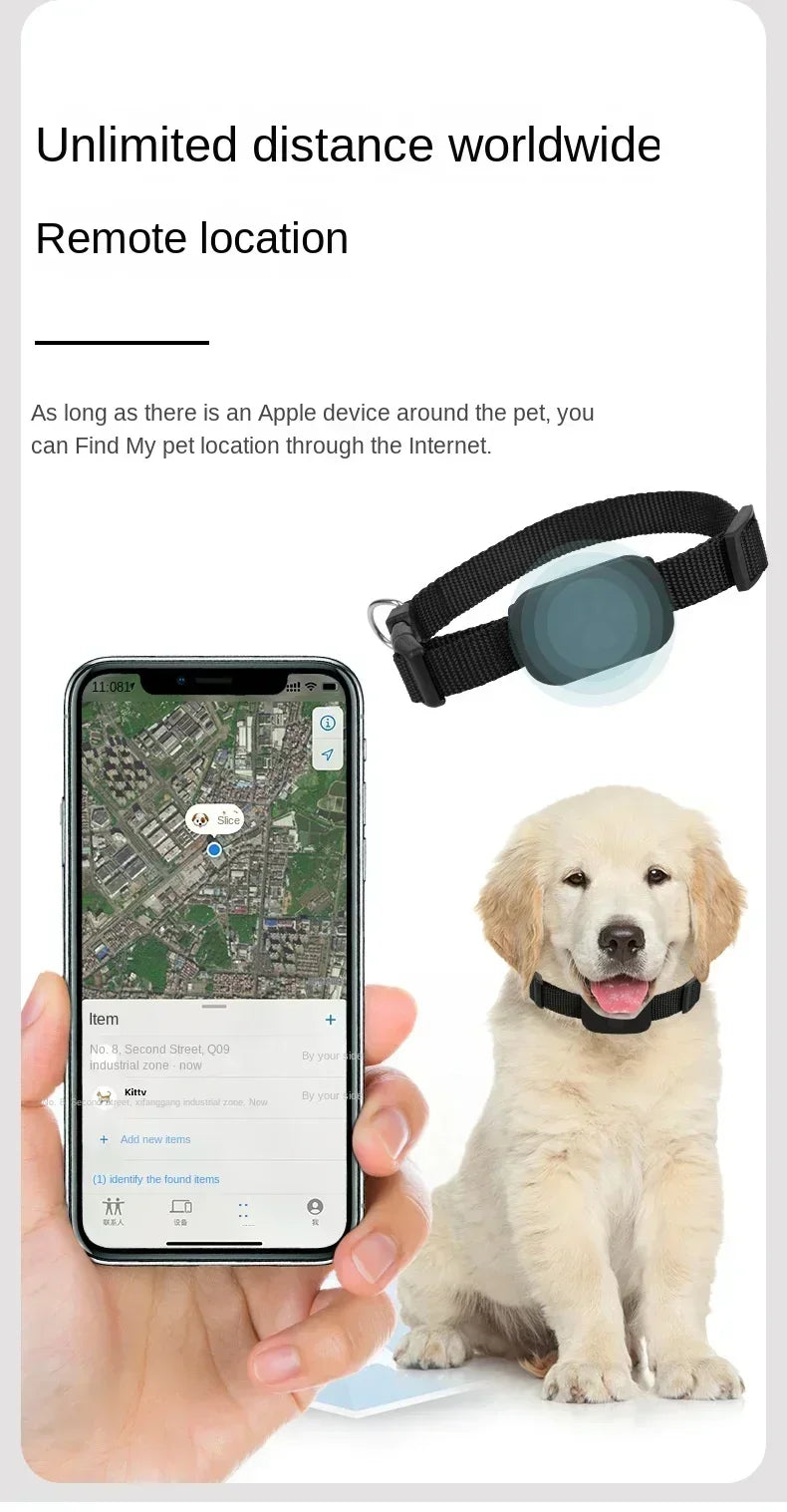 Smart Tracker connects to your iPhone's “Find My” app – no SIM, no fees, no worries.
