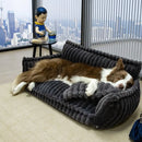 Fluffy Dog Sofa Bed – Removable & Washable
