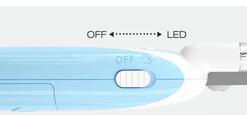 LED Nail Clippers – Safe Claw Trimmer for Cats, Dogs & Rabbits (Stainless Steel, Battery Included)