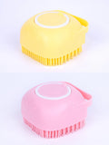 Pet Bath & Grooming Glove – Soft Silicone Brush for Dogs & Cats