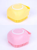 Pet Bath & Grooming Glove – Soft Silicone Brush for Dogs & Cats