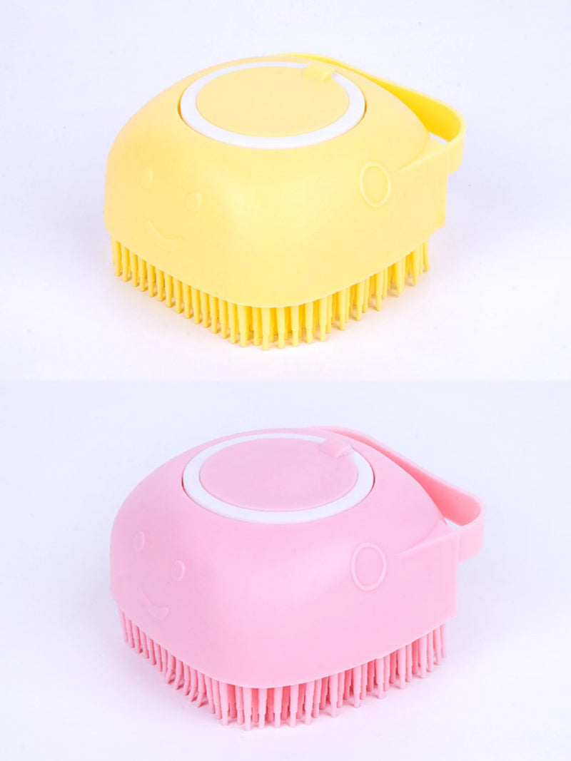 Pet Bath & Grooming Glove – Soft Silicone Brush for Dogs & Cats