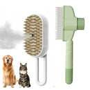 Pet Hair Remover & Steamy Brush – 4-in-1 Dog & Cat Grooming Kit