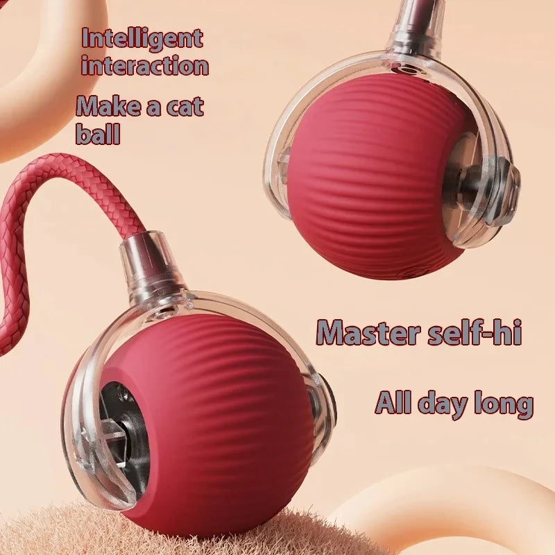 Smart Rolling Ball Cat Toy – Interactive Rechargeable Pet Toy