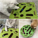 Pet Cat Puzzle Maze — Interactive Felt Toy Box with Bell Balls