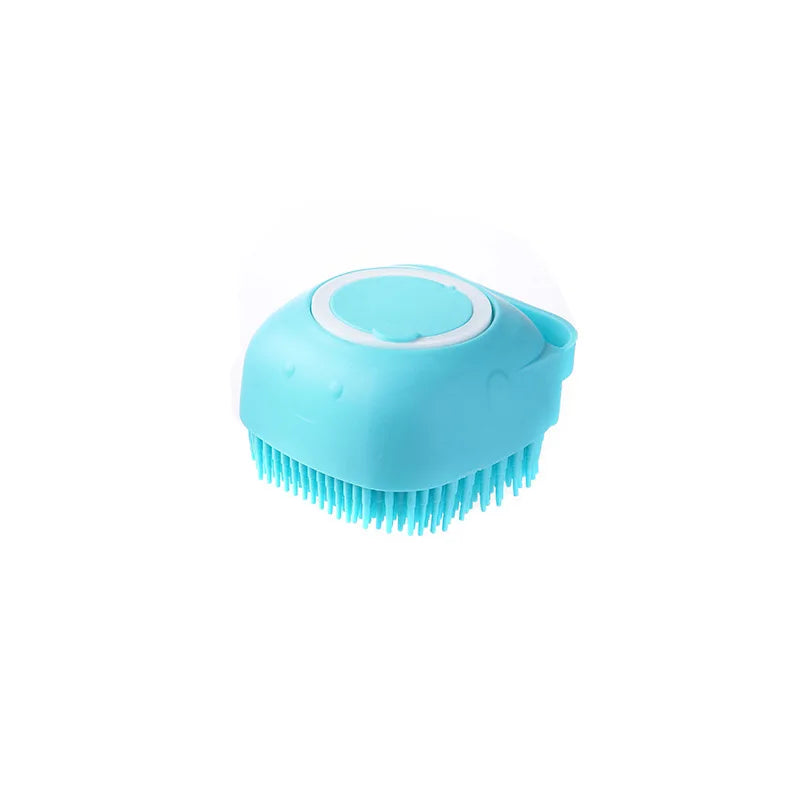 Pet Bath & Grooming Glove – Soft Silicone Brush for Dogs & Cats