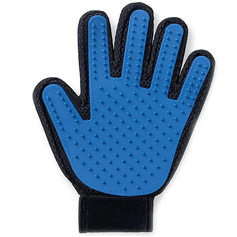Silicone Pet Grooming Gloves – 2-in-1 Hair Removal & Bathing Gloves for Dogs and Cats