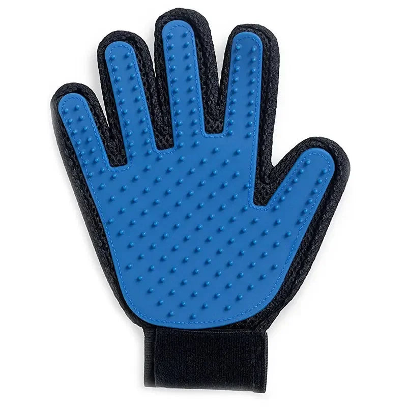 Silicone Pet Grooming Gloves – 2-in-1 Hair Removal & Bathing Gloves for Dogs and Cats