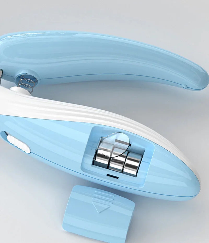 LED Nail Clippers – Safe Claw Trimmer for Cats, Dogs & Rabbits (Stainless Steel, Battery Included)