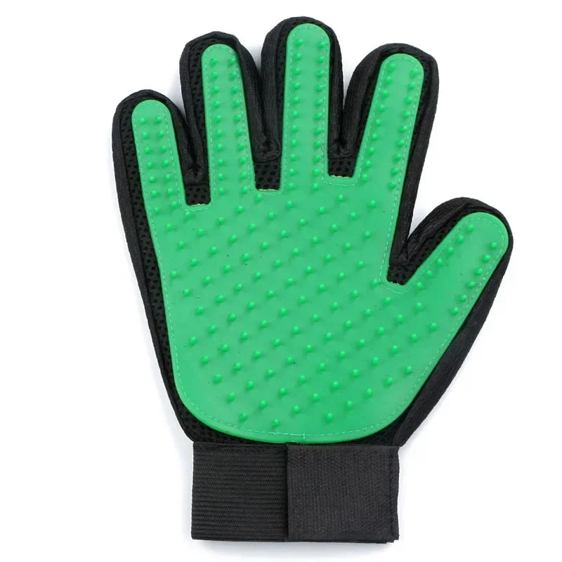 Silicone Pet Grooming Gloves – 2-in-1 Hair Removal & Bathing Gloves for Dogs and Cats