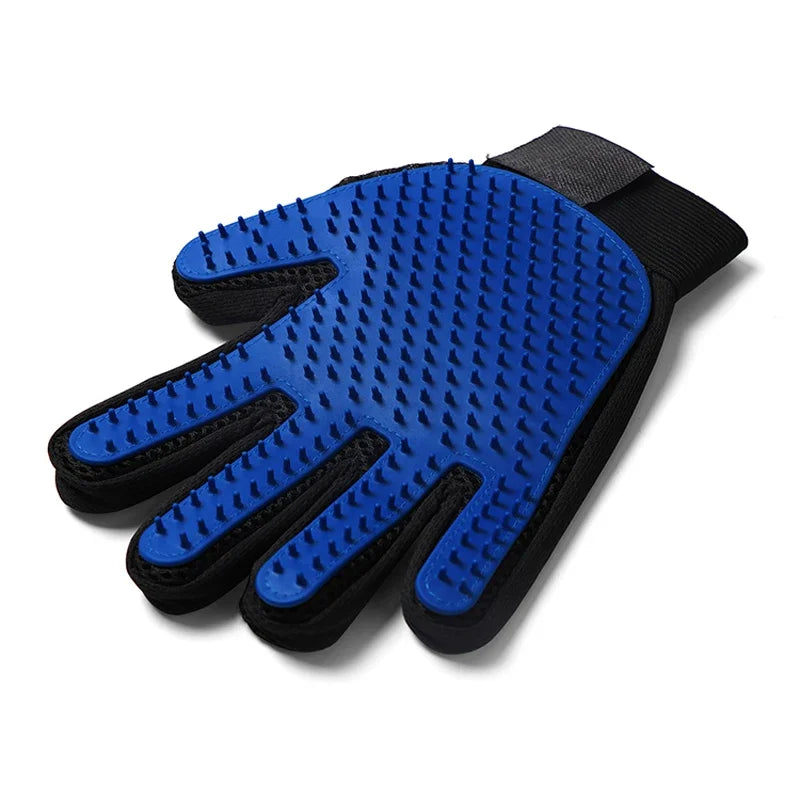 Silicone Pet Grooming Gloves – 2-in-1 Hair Removal & Bathing Gloves for Dogs and Cats