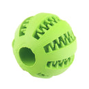 Treat Dispensing Chew Ball – Non-Toxic Rubber Toy for Dogs & Puppies (Tooth-Cleaning Design)